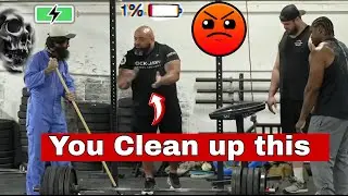 Angry Bodybuilder humble by Anatoly 32KG mop/One of the best prank 