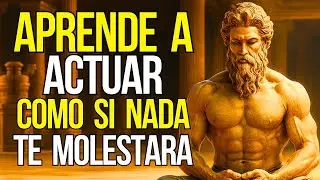 APRENDE A ACTUAR COMO SI NADA REALMENTE TE MOLESTARA - SABIDURÍA ESTOICA
