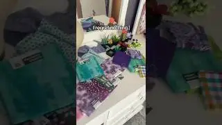 The reality of a productive sewing day...