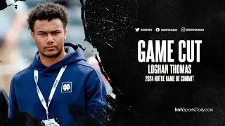 Game Cuts | 2024 Notre Dame DE Commit Loghan Thomas vs. Archbishop Hoban | #NDfootball