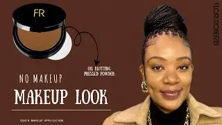 Just Powder 😱?. No Makeup Makeup Look