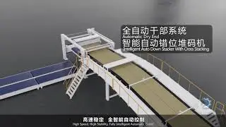 FULI Paperboard production line 3D video[EN]