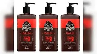 Review: Kit 3x Balm Hidratante Barba 120ml Barba Negra Don Alcides