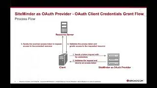 SiteMinder as OAuth Provider - OAuth Client Credentials Grant Flow