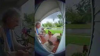 Cat Screams as Massive Tornado Hits Grandma&rsquo;s House 😱🌪️🐱 | RingVision AI