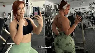 How Does Train Natural Mexican Fitness Mom Vanessa Elizondo in the Gym for Feminine Muscular Body?