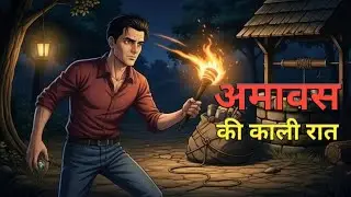 अमावस की काली रात || Hindi Horror Kahani || KidzZone Cartoon