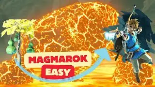 Magmarok einfach besiegen in The legend of Zelda