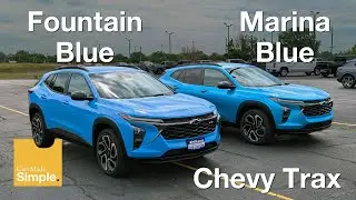 2025 Chevy Trax Marina Blue против Fountain Blue | Marina Blue зажигает!