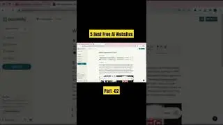 5 Best Free Ai Websites जो आपका Time Save करेंगी | Part - 02 | #aiwritingtools #aicontentgenerator