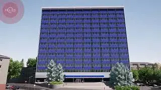 Reconstruction of the facade of the building using solar modules. Helios Strategia