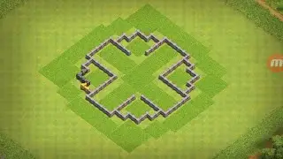 [Circle of Death] TOWN HALL 5 BASE (CoC TH5 Base) Clash of Clans