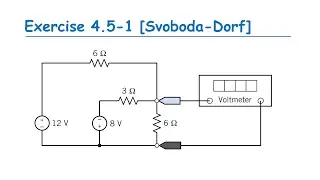 Exercise 4.5-1 Mesh-Current Analysis [Svoboda-Dorf] - Introduction to Electric Circuits 9th Edition
