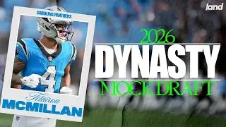 2026 Dynasty StartUp Mock Draft (+ Rookie WR Talk)