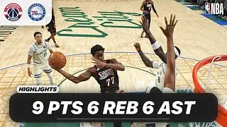 Vj Edgecombe vs Washington Wizards | 9 PTS 6 REB 6 AST 2 BLK 2 STL | NBA 12-02-2025 Highlights
