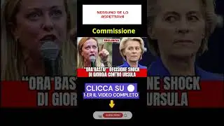 ⚪GIORGIA MELONI - DECISIONE SHOCK CONTRO URSULA VON DER LEYEN LASCIA SENZA PAROLE #gossipsinthenews