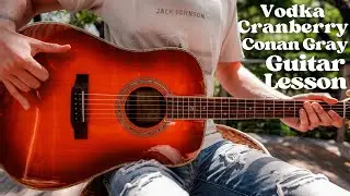 Vodka Cranberry Conan Gray Guitar Tutorial // Vodka Cranberry Guitar Lesson #1073