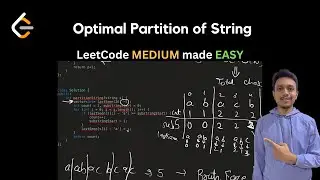 2405. Optimal Partition of String | LeetCode Daily Challenge | LeetCode POTD