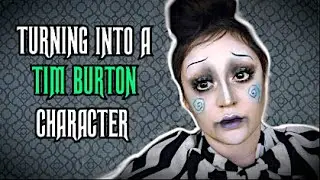 TURNING INTO A TIM BURTON CHARACTER