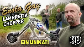 Unverkäuflich: Die „Enola Gay“ Lambretta Chopper von Stoffis Garage