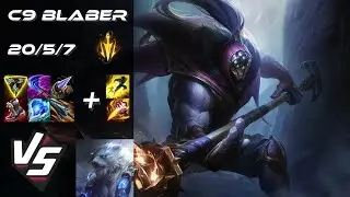 Cloud9 Blaber JUNGLE Jax vs Volibear - NA Grandmaster Patch 14.5.1