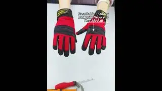 XYEHS Climbing Safety Gloves Anti-Slip Durable Rope Gloves Full Finger Gloves for Outdoor Rappelling