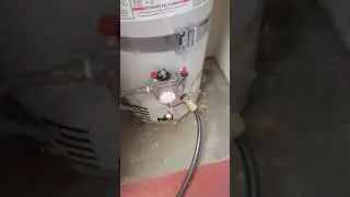 Gas water heater leaking