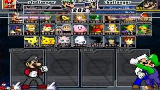 MUGEN Mario Bros Tournament Part 1/2