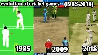 Cricket Video Games Evolution 1985-2018 | All cricket games featured | Technical Baat