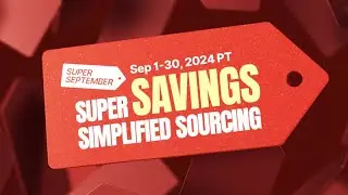 Super September, our biggest sourcing event of the year is almost here!