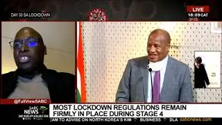 SA Lockdown Day 30 I  Most lockdown regulations remain effective under level 4