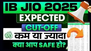 IB JIO 2025 Expected Cut Off After 👉Answer Key 🔥 Shocking Numbers😲