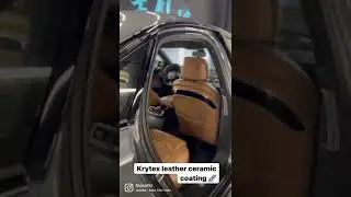 Leather ceramic coating