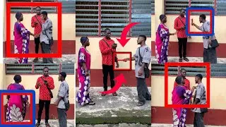 He brought Juju to blind date and ask her to swear