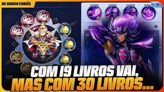 ♋🥊 MONTAMOS O NOSSO MÁSCARA SAPURI COM 19 LIVROS, E COLOCAMOS PRA SAIR NA PORRADA NO PVP CHINÊS! 🥊♋