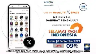 Live On Metro Tv x Space : Mau Nikah, Darurat Penghulu?