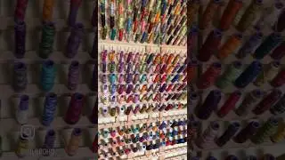 A full thread wall just makes me happy! #craftstorage #thread @WonderFilThreads