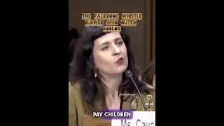 Whistle blower... #saveourkids