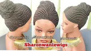 UPDO COLOUR 33. MIX 30 Braided Wig No Closure Wig Install Beginner Friendly Wig Braided  Wig