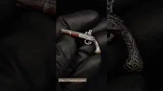 Перекрас трофейного пистоля хищника Старейшины. Repaint of the trophy pistol of the Elder Predator