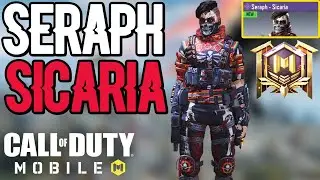 SERAPH SICARIA CHARACTER GAMEPLAY in CALL OF DUTY MOBILE BATTLE ROYALE | Molten Fusion Redux Draw |
