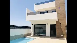 N0598 New Build Modern Design 3 bedroom, 2 bathroom townhouses with private pools, Benijofar
