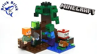 LEGO Minecraft 21240 The Swamp Adventure - Speed Build Review