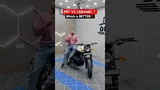 Paint Protection Film V/S Ceramic Coating⁉️Best for Royal Enfield Hunter 350⁉️#shortsfeed #hunter350