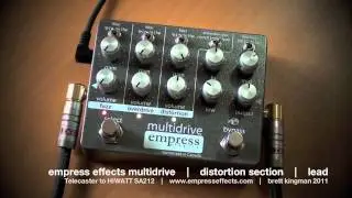 Empress Effects MULTIDRIVE: DISTORTION component only demo. Telecaster to HIWATT SA212.