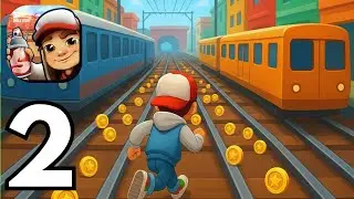 Subway Surfers Hollywood - Gameplay Walkthrough Part 2 Tutorial NEW Mobile Game (Android,ios)