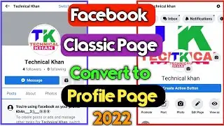 How to Convert Facebook Page to Profile | How To Switch Facebook Profile Into Facebook Page |
