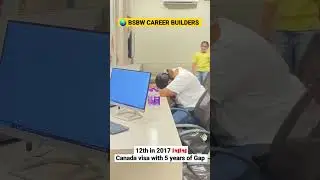 Canada visa After 5 years Gap | 12th 2017 #shorts #ytshorts