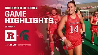 Rutgers Field Hockey Highlights At Michigan State - October 3, 2025