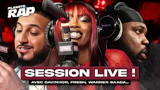 SESSION FREESTYLE avec Davinhor, Fresh, Warren SAADA, Ntaba2london & Bene sto ! #PlanèteRap